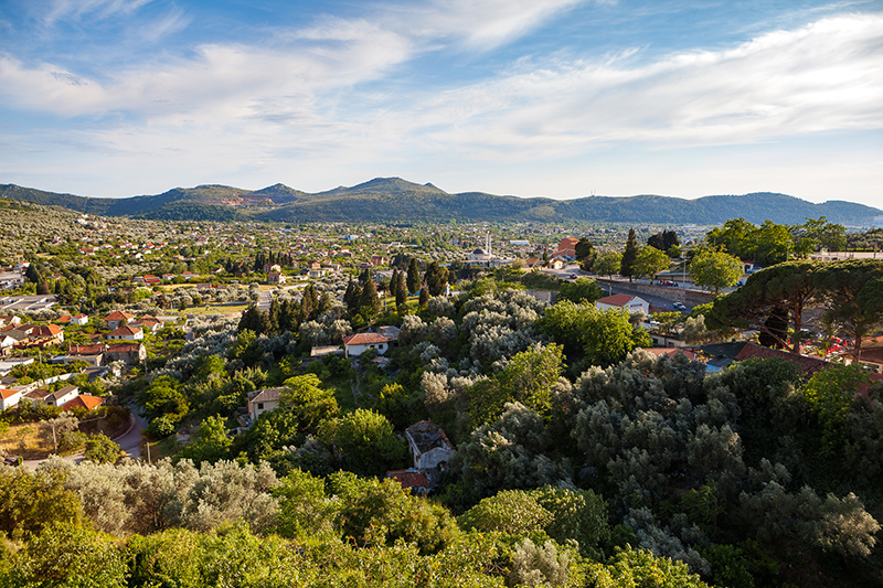 панорама города Бар
